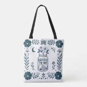 Lemon & Daisy Canvas tas (Achterkant)