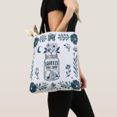 Lemon & Daisy Canvas tas (Dichtbij)