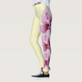 Lemon Delaware State Flower Peach Blossom Leggings (Links)