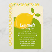 Lemon Design, limonade en veel leuke verjaardagen Kaart (Voorkant / Achterkant)