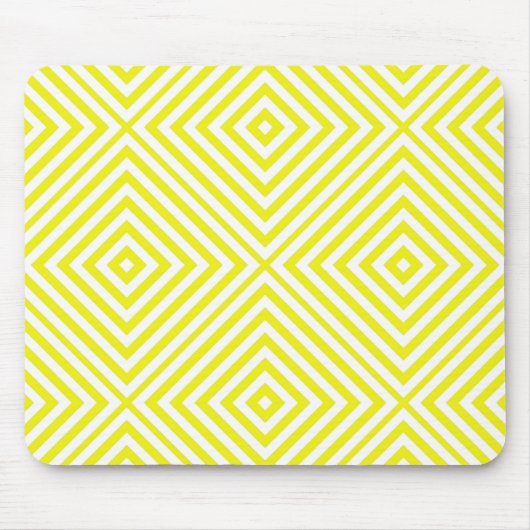 Lemon Diamond Chevron Muismat (Voorkant)