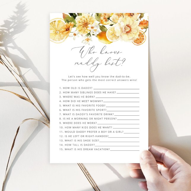 Lemon die het beste baby shower-spel kent (Creator heeft geüpload)