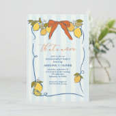 Lemon Dolce Vita Invitation de la partie d'engagem (Debout devant)