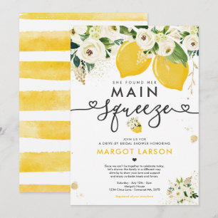 Lemon Drive van Vrijgezellenfeest Lemon Main Squee Kaart