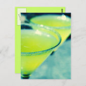 Lemon Drop Cocktail Briefkaart (Voorkant / Achterkant)