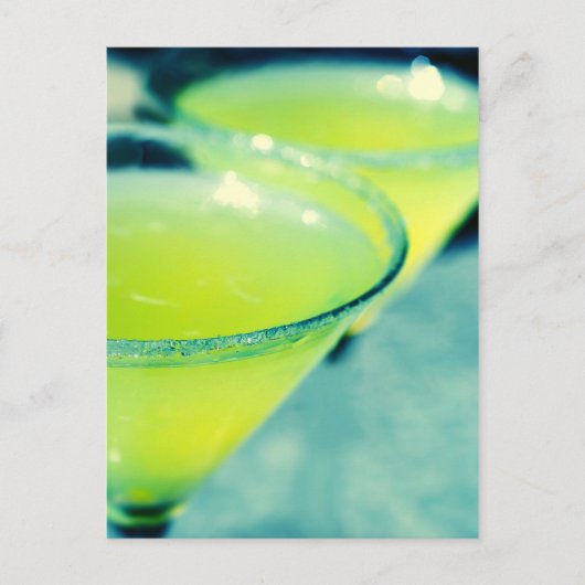 Lemon Drop Cocktail Briefkaart (Voorkant)