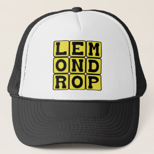 Lemon Drop, Zesty Cocktail Trucker Pet