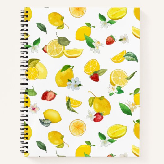 Lemon en aardbei 2 notitieboek (Voorkant)