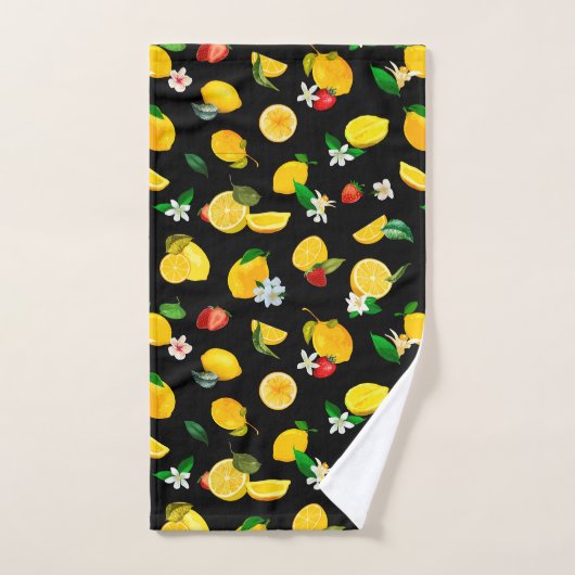 Lemon en aardbei 5 bad handdoek (Handdoek)