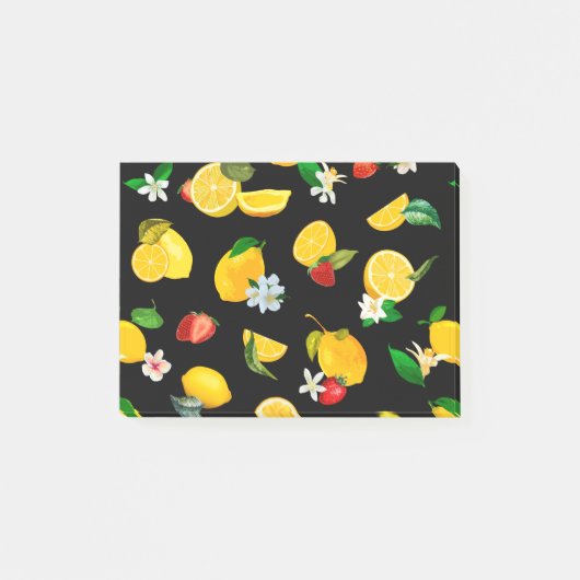 Lemon en aardbei 5 post-it® notes (Voorkant)