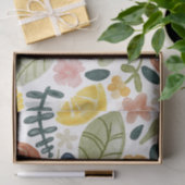 Lemon en florale botanica tissuepapier (Geschenk)