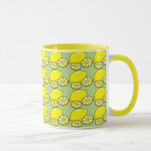 Lemon en Lime Green Coffee Cup Mok
