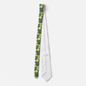 Lemon en Lime Green en Yellow Fruit Pattern Stropdas (Achterkant)