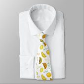 Lemon en Limoen Citrus Fruit Pattern Stropdas (Gebonden)