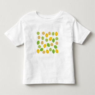 Lemon en Limoen Patroon Kinder Shirts