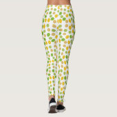 Lemon en Limoen Patroon Leggings (Achterkant)