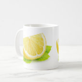 Lemon en munt koffiemok (Voorkant links)