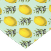 Lemon en Olijven Rustic Modern  Pattern Tafelkleed (Gekanteld)