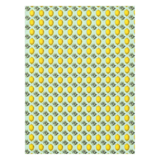 Lemon en Olijven Rustic Modern Pattern Tafelkleed (Voorkant)