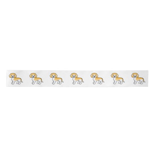 Lemon en White Beagle Cute Dog Lint (Voorkant)