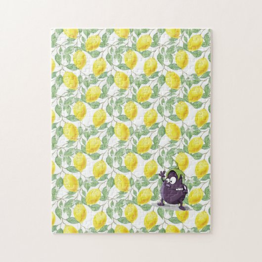 Lemon et le Puzzle d'aubergine (Vertical)