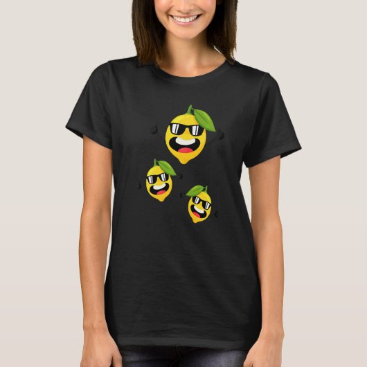 Lemon Face Lemon Funny Lemon T-shirt (Voorkant)