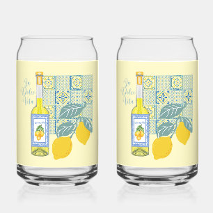 Lemon Farm Retro Blikvorm Glas