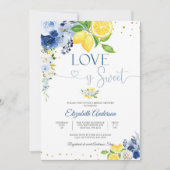 Lemon Floral Bridal Shower Invitation (Devant)