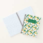 Lemon Floral Personalized Notitieboek (Binnen)