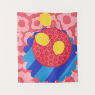 Lemon Flower Bord Wandkleed