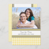 Lemon Foto Sla de datum bruiloft Briefkaarten (Voorkant / Achterkant)