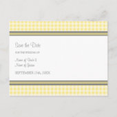 Lemon Foto Sla de datum bruiloft Briefkaarten (Achterkant)