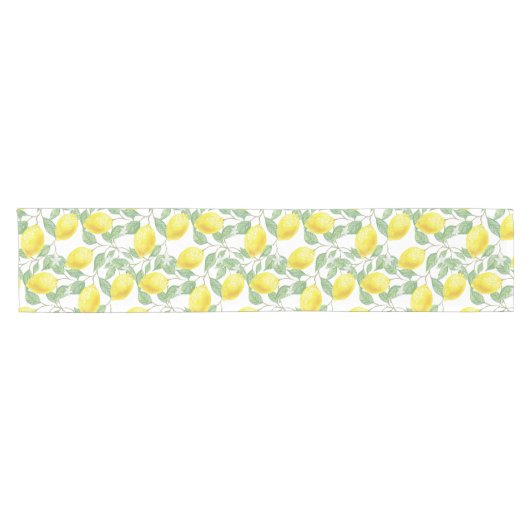 LEMON FRESH FRUIT PATTERN KORTE TAFELLOPER (Horizontaal)