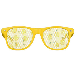 LEMON FRESH FRUIT PATTERN RETRO ZONNEBRIL