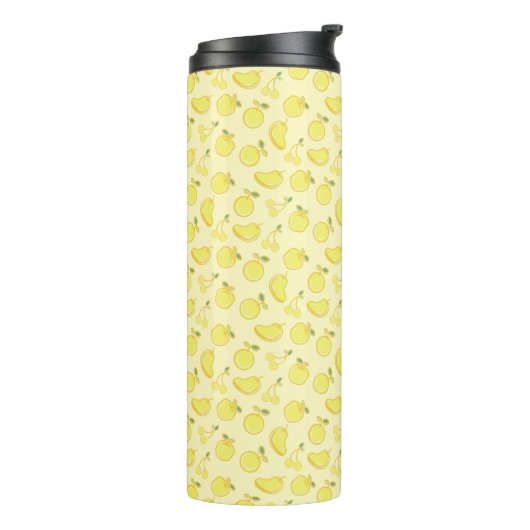 LEMON FRESH FRUIT PATTERN THERMOSBEKER (Gedraaid links)