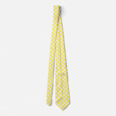 Lemon Fruit Citrus Pattern Stropdas (Achterkant)