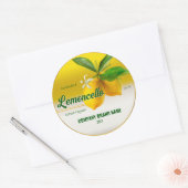 Lemon Fruit Lemoncello Ronde Sticker (Envelop)