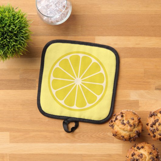 Lemon Fruit Slice Pannenlap (Top down)