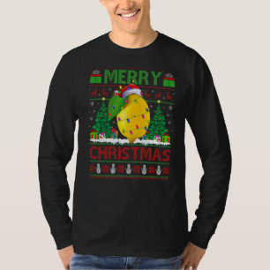 Lemon Fruit Xmas Tree Ugly Santa Lemon Kerstmis T-shirt