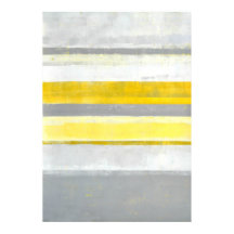 'Lemon' Geel en Abstract Poster van de Kunst
