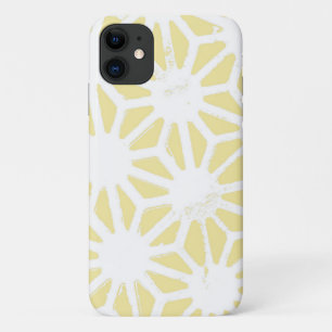 Lemon geel geometrisch patroon iPhone 11 hoesje