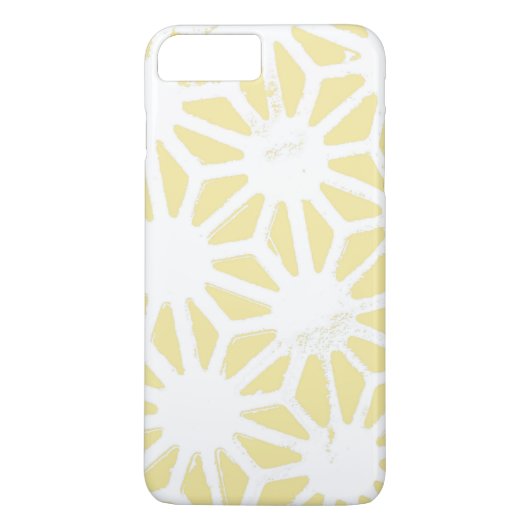Lemon geel geometrisch patroon Case-Mate iPhone case (Achterkant)