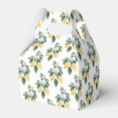 Lemon Girl Baby shower Bedankt Bedankdoosjes (Achterkant)