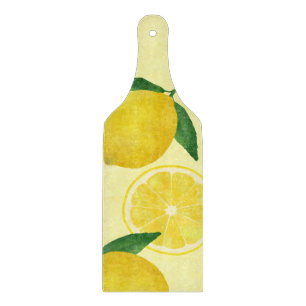 Lemon Glass Cutting Board Paddle Snijplank