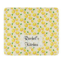 Lemon Glass Cutting Board - 