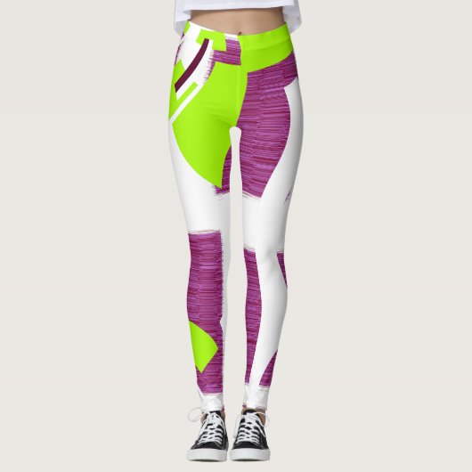 Lemon Green Leggings (Voorkant)