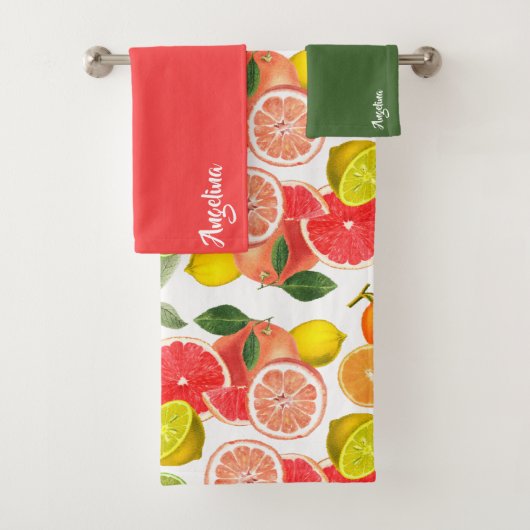Lemon green pink citrus Pattern name (En situation)