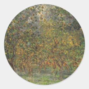 Lemon Grove in Bordighera door Claude Monet Ronde Sticker