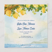 Lemon Grove Mediterranean Wedding Invitation  (Devant)