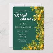 Lemon Grove Romance douche nuptiale Invitation (Devant)